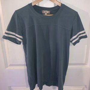 Teal over sized T-shirt